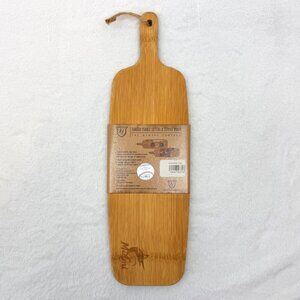 Bamboo Paddle Cutting & Serving Board MLB Miami Marlins Logo